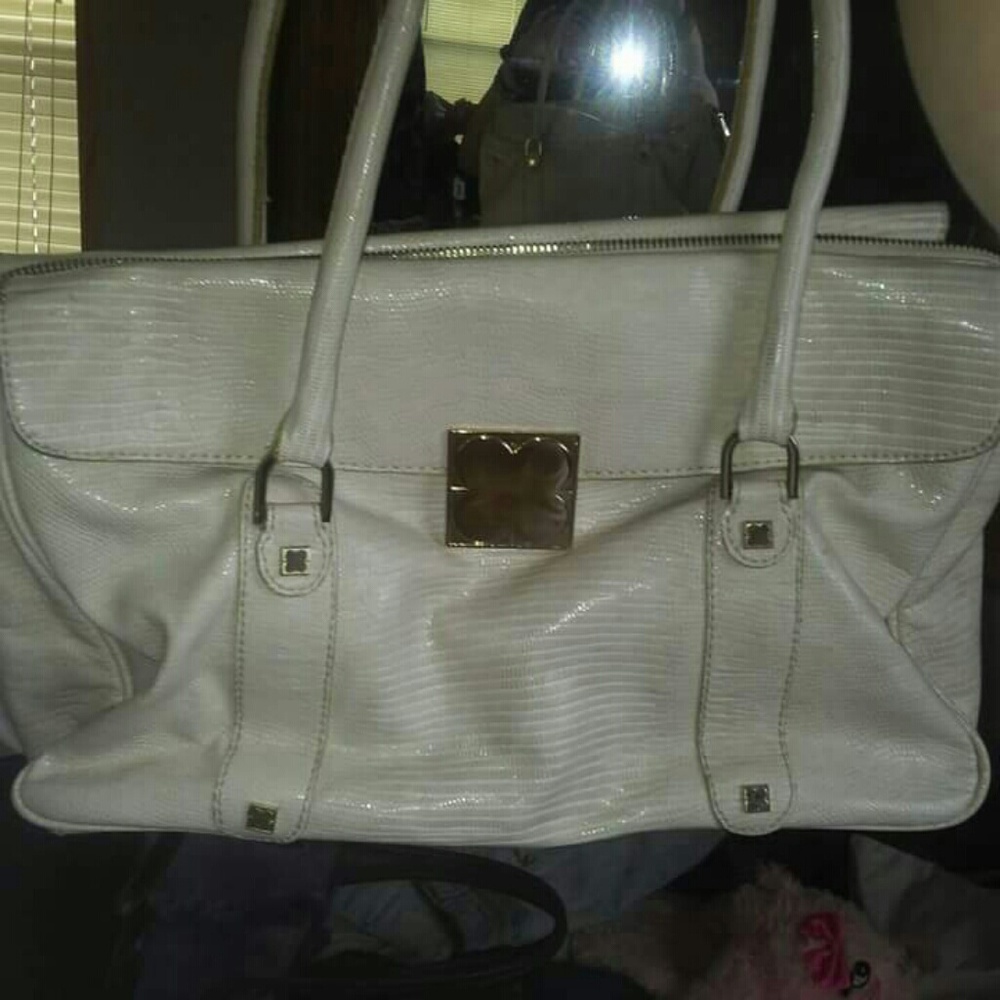 White Leather Liz Claiborne