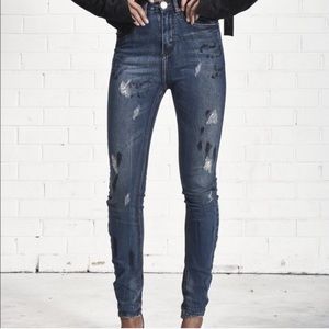 One Teaspoon Scallywags in Bleu Marines