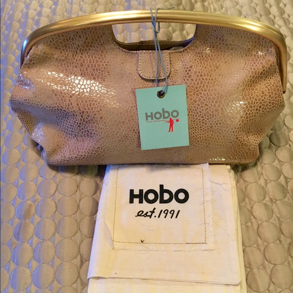 Hobo Snakeskin Clutch