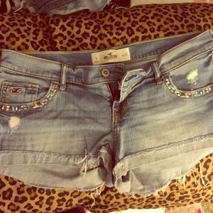 Cute hollister shorts with beading