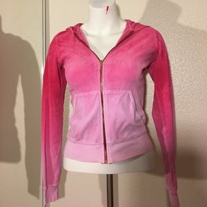 Juicy Couture gradient pink tracksuit jacket