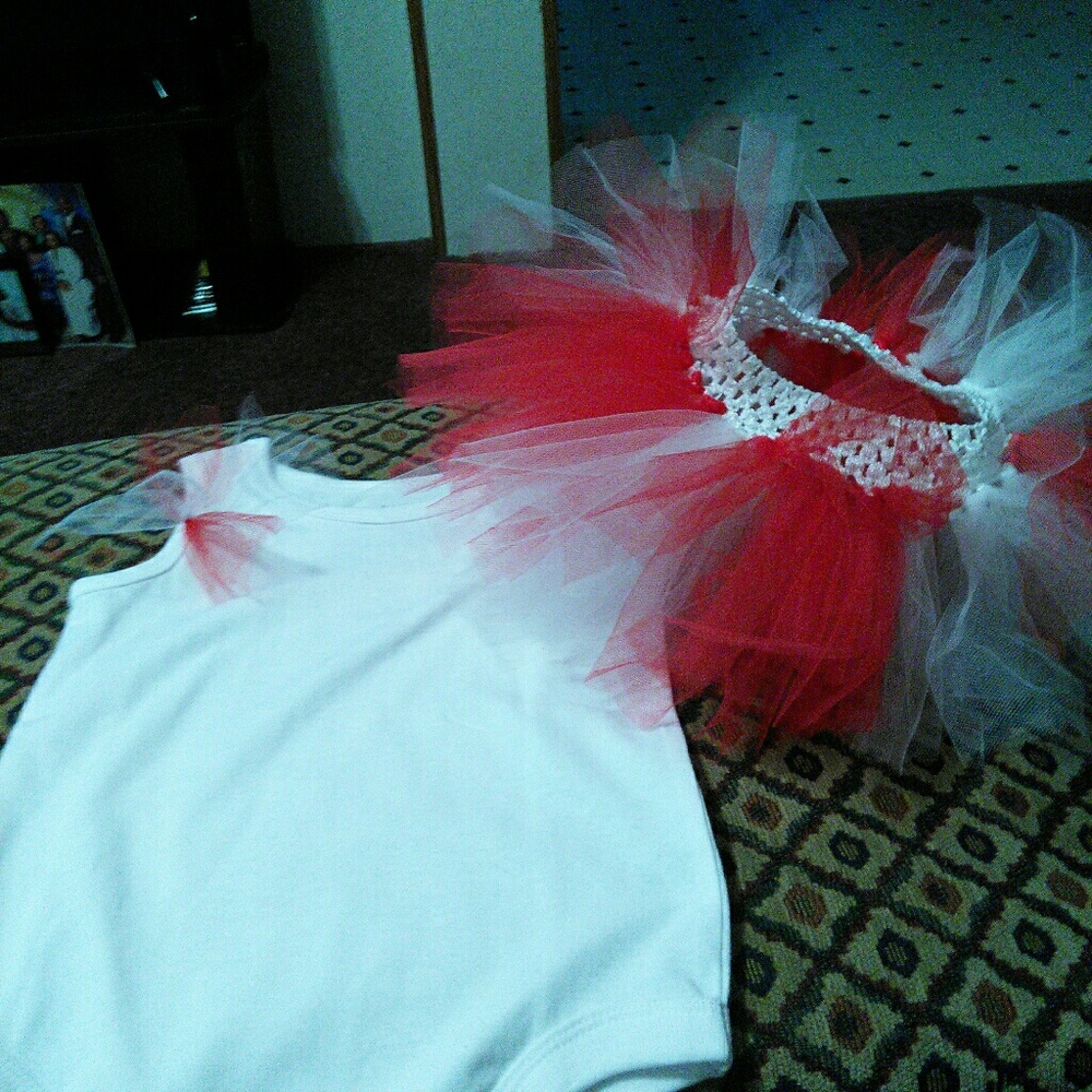 A little girl tutu