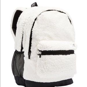 Victoria's Secret pink Sherpa backpack