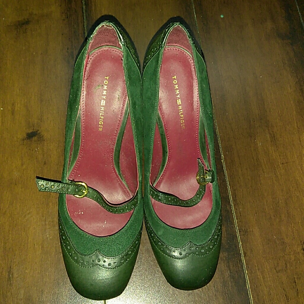 Brand new worn once Tommy Hilfiger Mary Jane heels