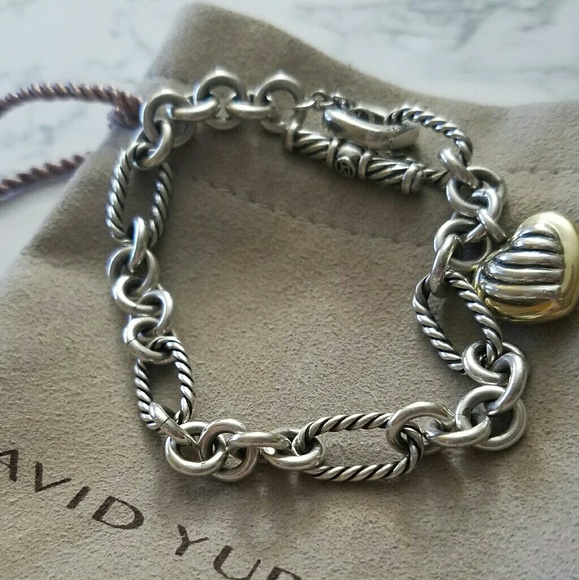 Modern Renaissance Bracelet in 18K Yellow Gold with Full  David Yurman bracelet