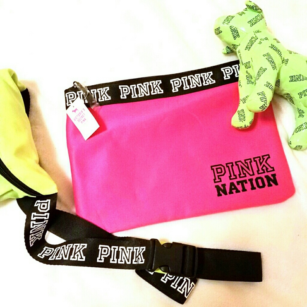 VS Pink 🐙👙 Neoprene Bag- NWT!