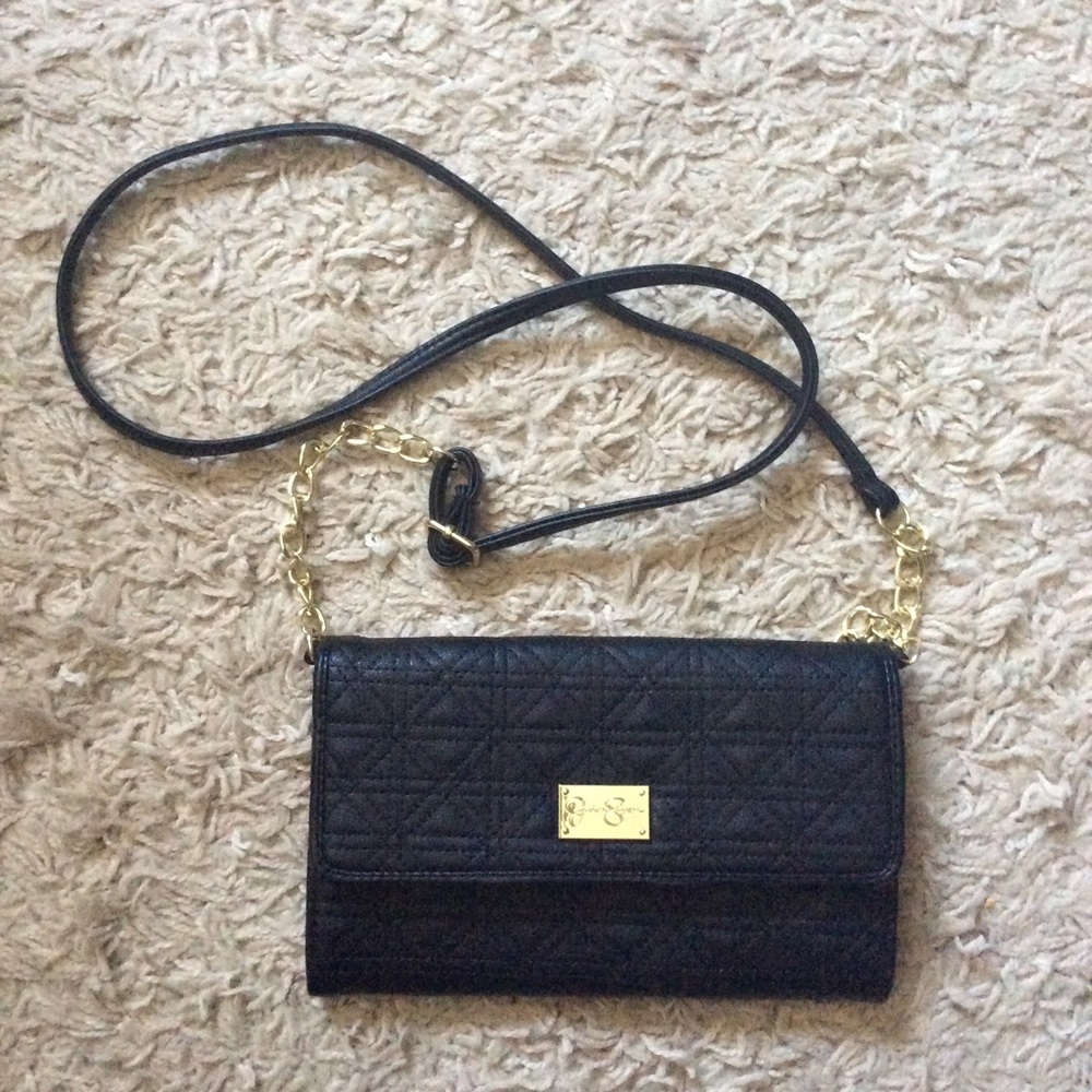 Black Jessica Simpson Clutch Handbag