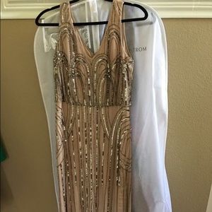 Adrianna Pappel beaded gown