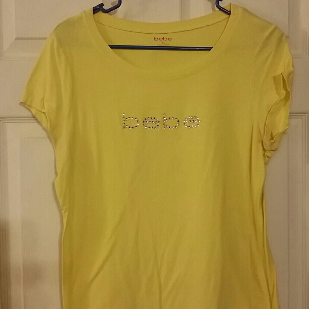 100% AUTHENTIC BEBE LOGO TSHIRT