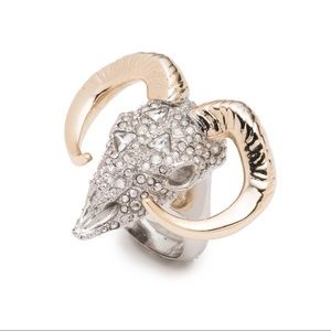 Alexis Bittar Horned Ram Ring - Size 5