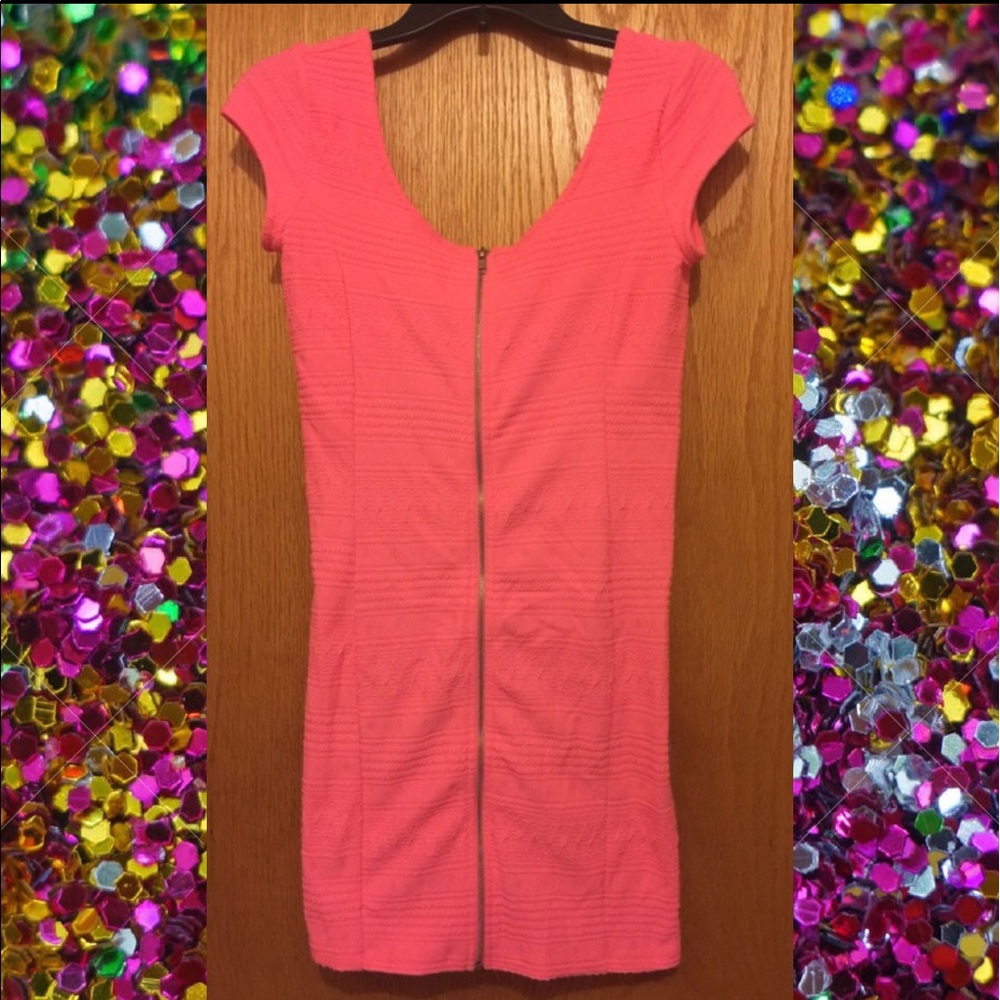 Neon Pink Dress - Picture 3 of 7