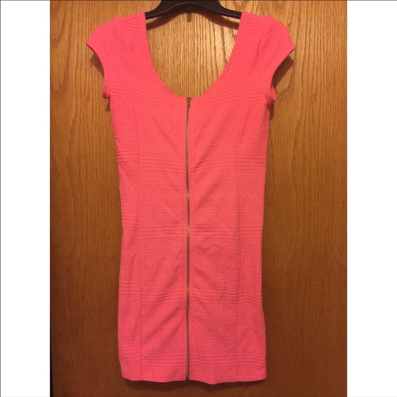 Neon Pink Dress - Picture 4 of 7