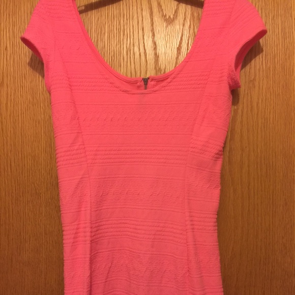 Neon Pink Dress - Picture 2 of 7