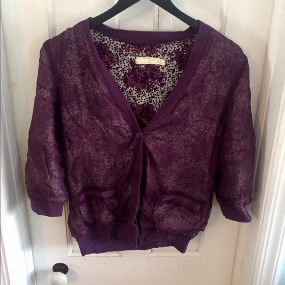 Urban Outfitters Purple Cardigan - Picture 1 of 3