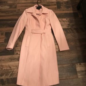 Light pink woman's heavy coat