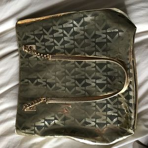 Gold Metallic Michael Kors Bag