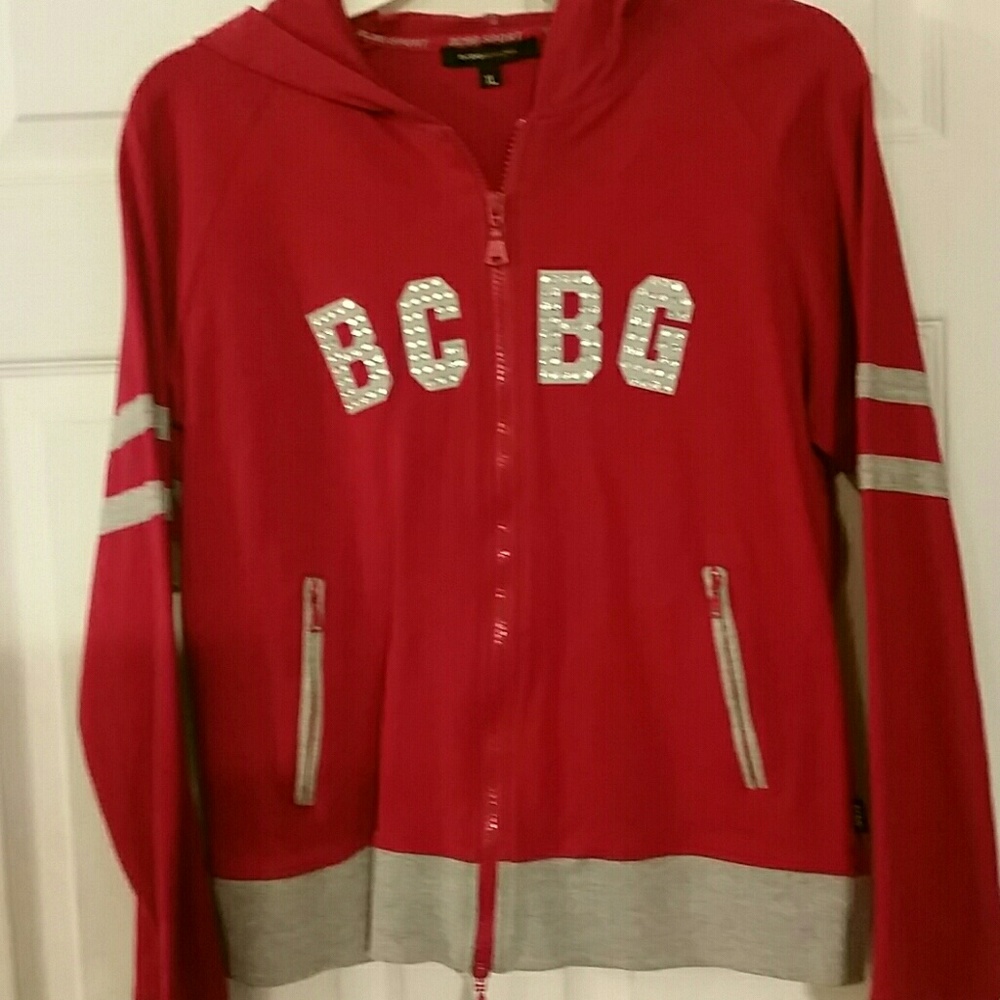 100% AUTHENTIC BCBG SPORT ZIP UP HOODIE
