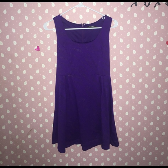 A purple dress only worn 1 time. - Picture 1 of 4