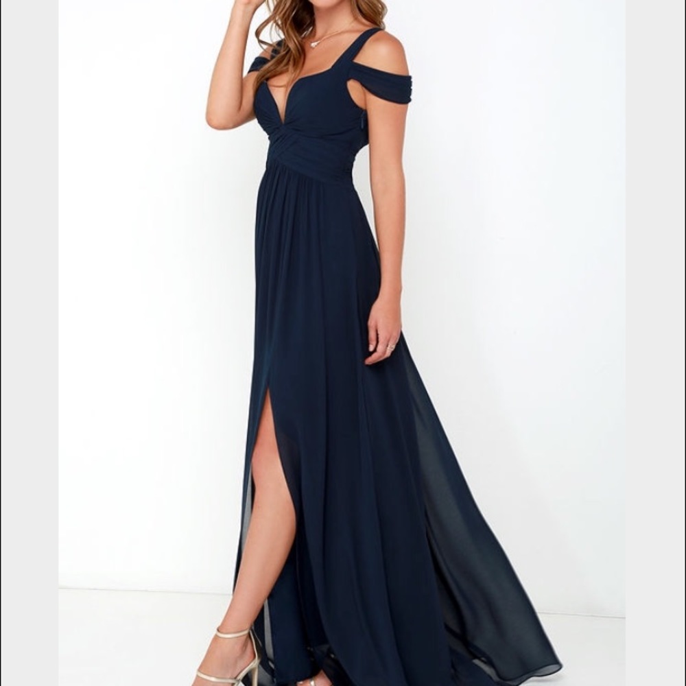 Navy blue dress