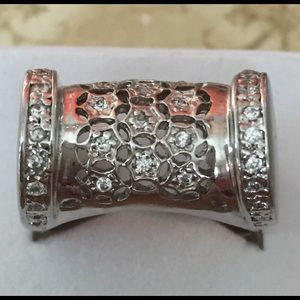 STERLING AND CZ RING