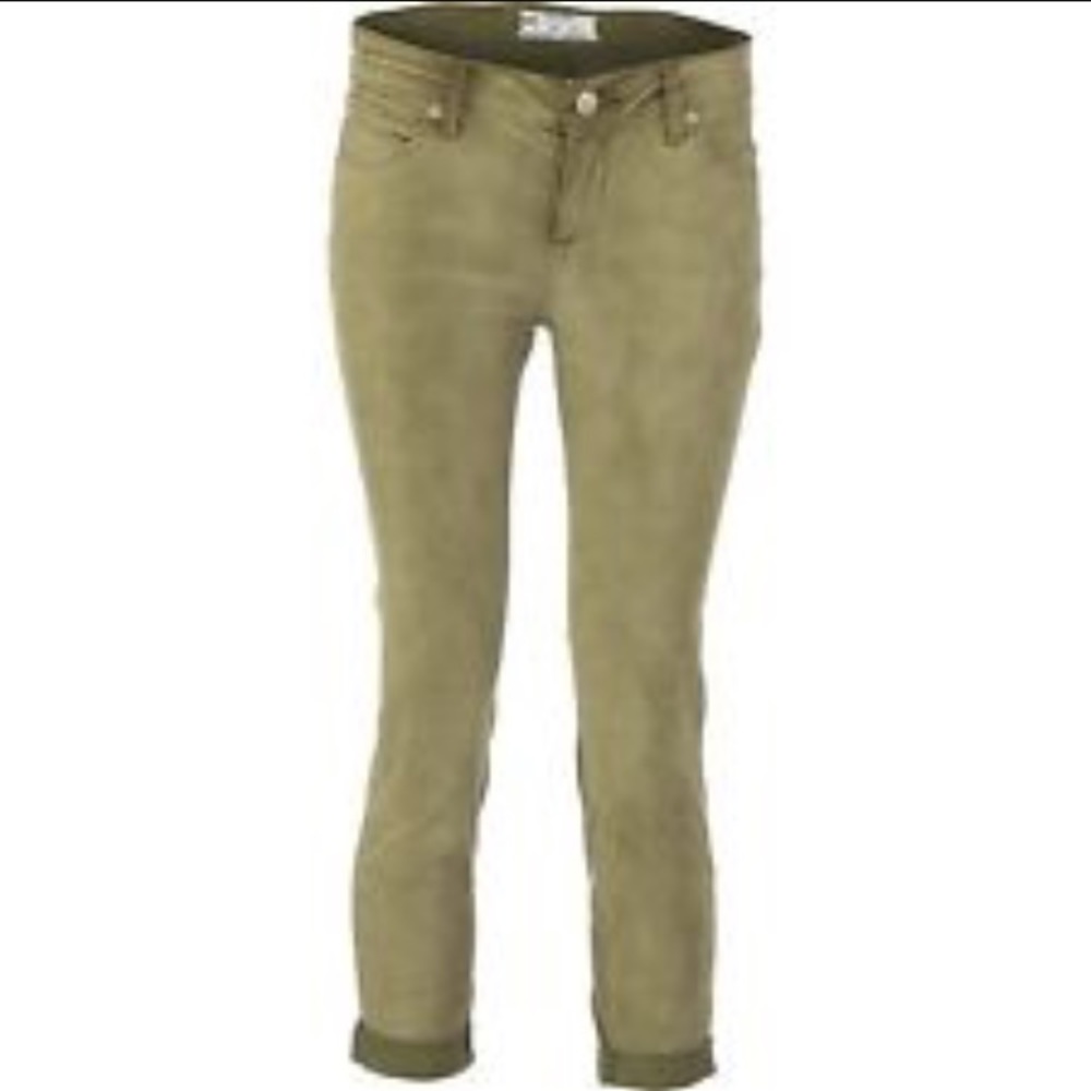 Free people olive/grey corduroy pants