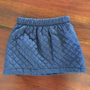 Old Navy Navy Blue Quilted Skirt