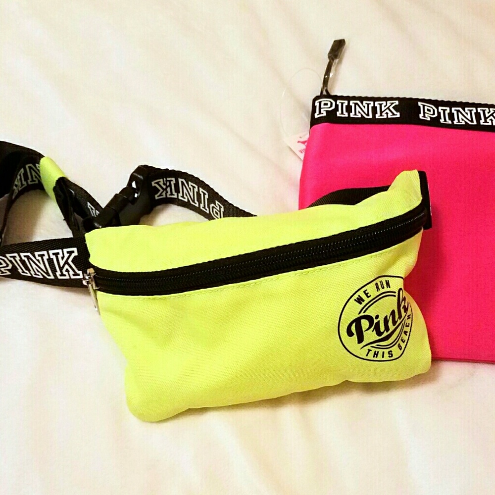 VS Pink 🌴 Neon Fanny Pack 💞