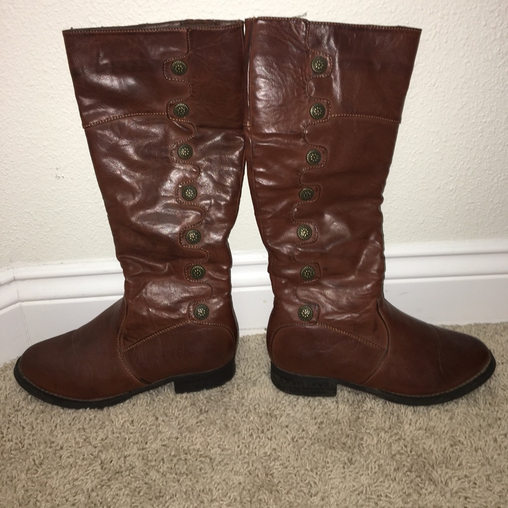 Tan Riding Boots