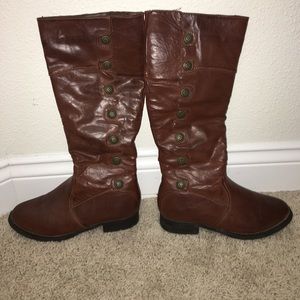 Tan Riding Boots