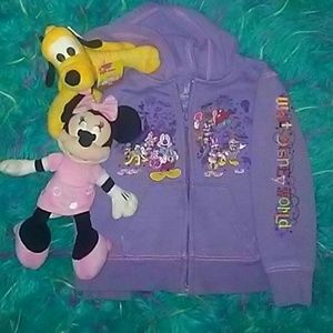 Purple zip up hoodie