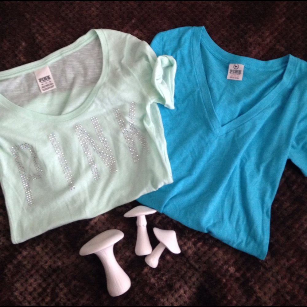 Lot of 2 Victoria's Secret PINK XS Tops