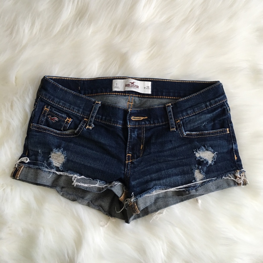 Hollister jean shorts