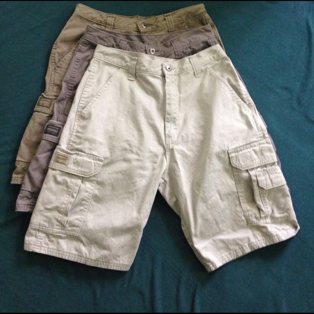 Bundle of 3 EUC mens cargo shorts
