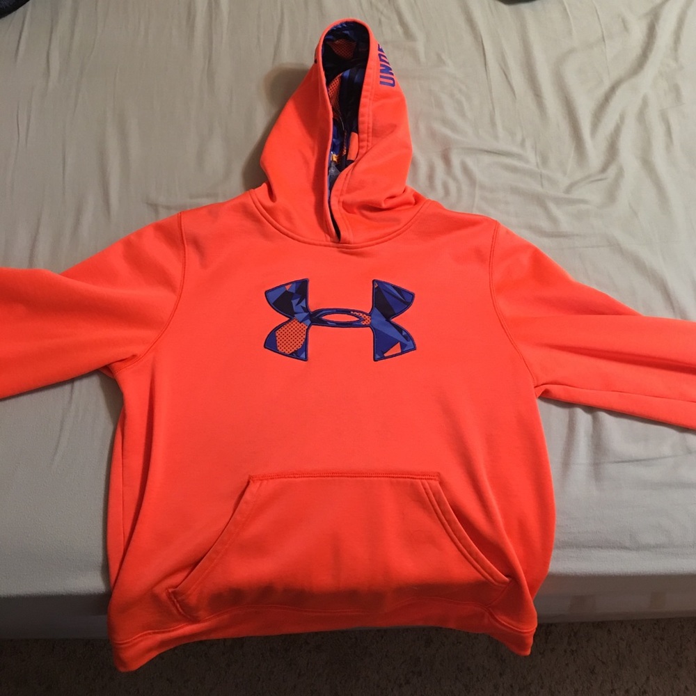 Orange Under Armour Hoodie