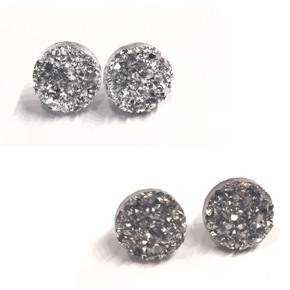 (2) Pairs of Druzy Earrings - Picture 1 of 1