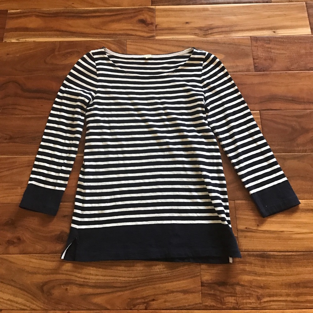 J. Crew Nautical Striped Top