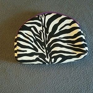 Brand new Zebra print make up bag