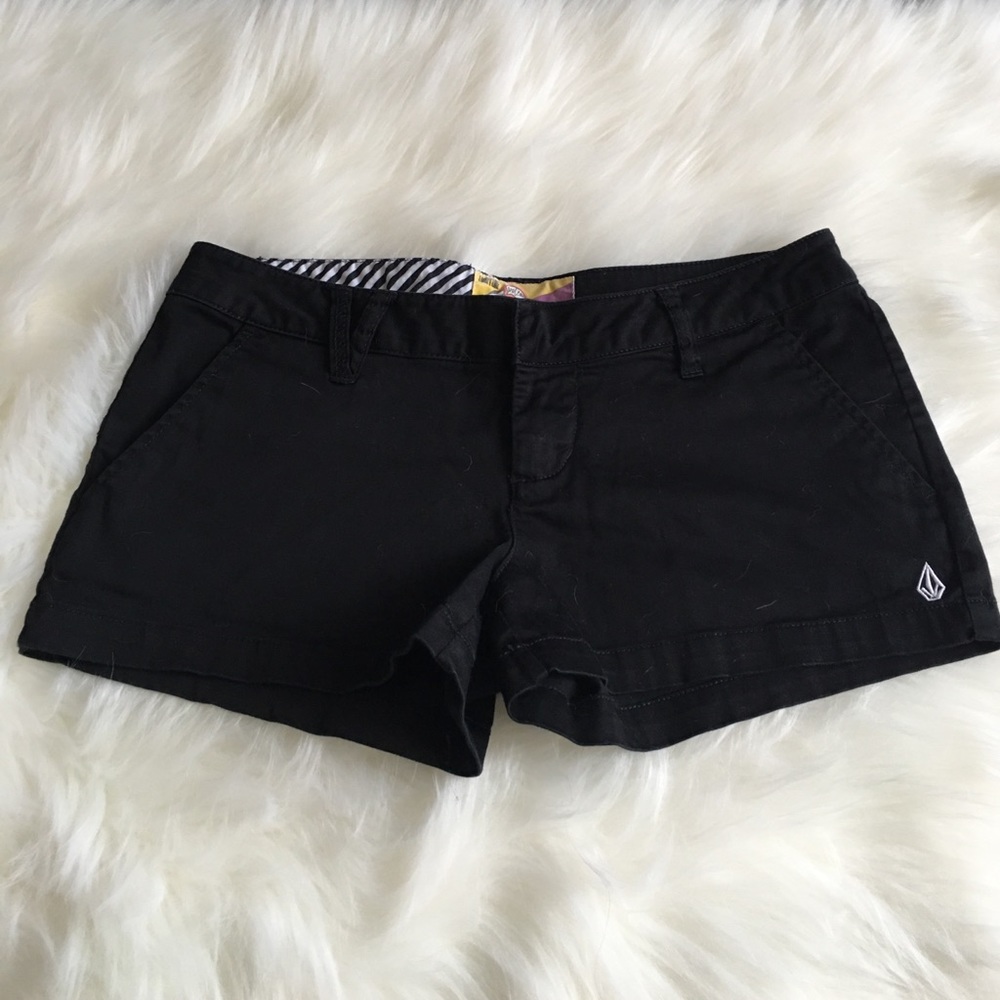 Black Volcom shorts