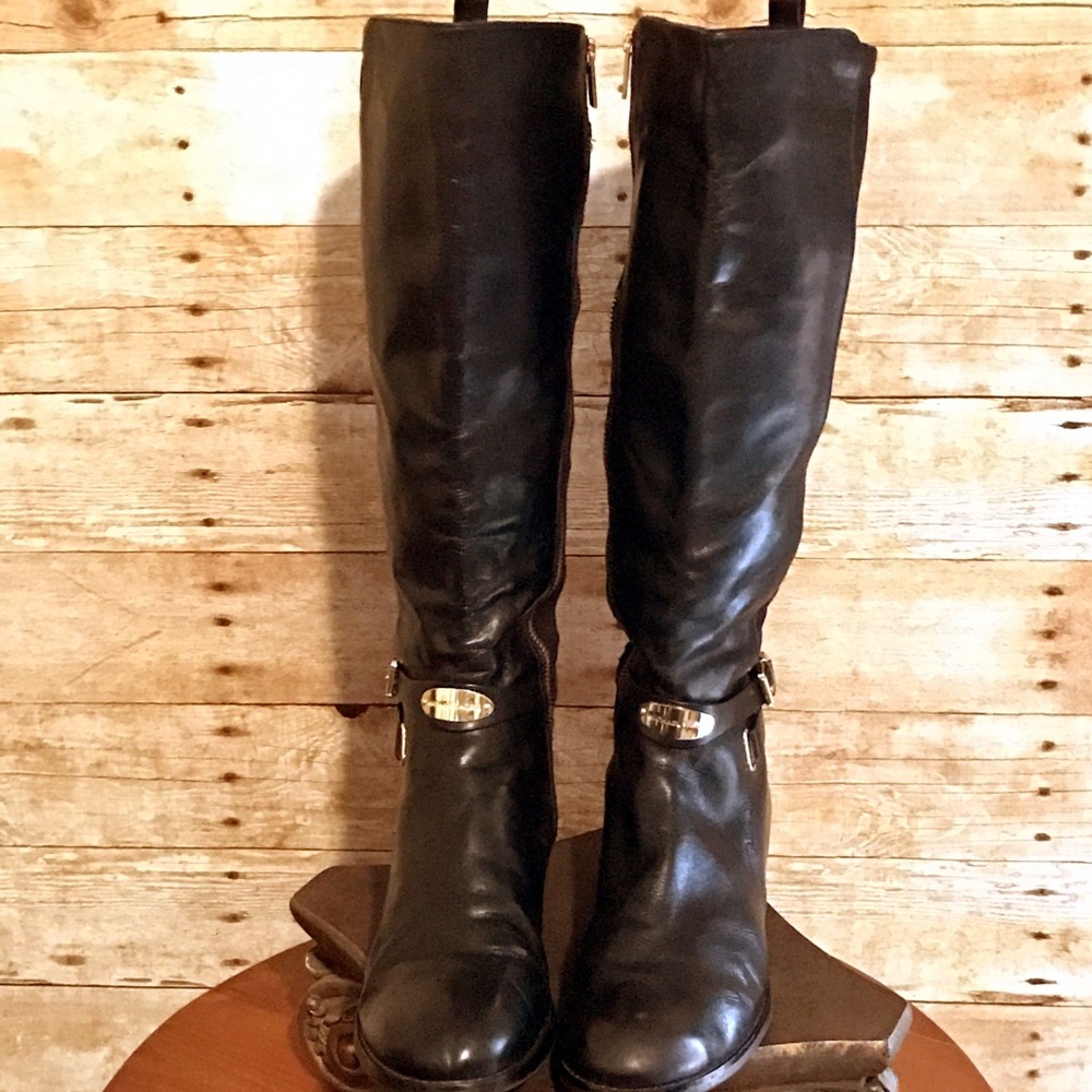 Michael Kors Leather Knee High Boots