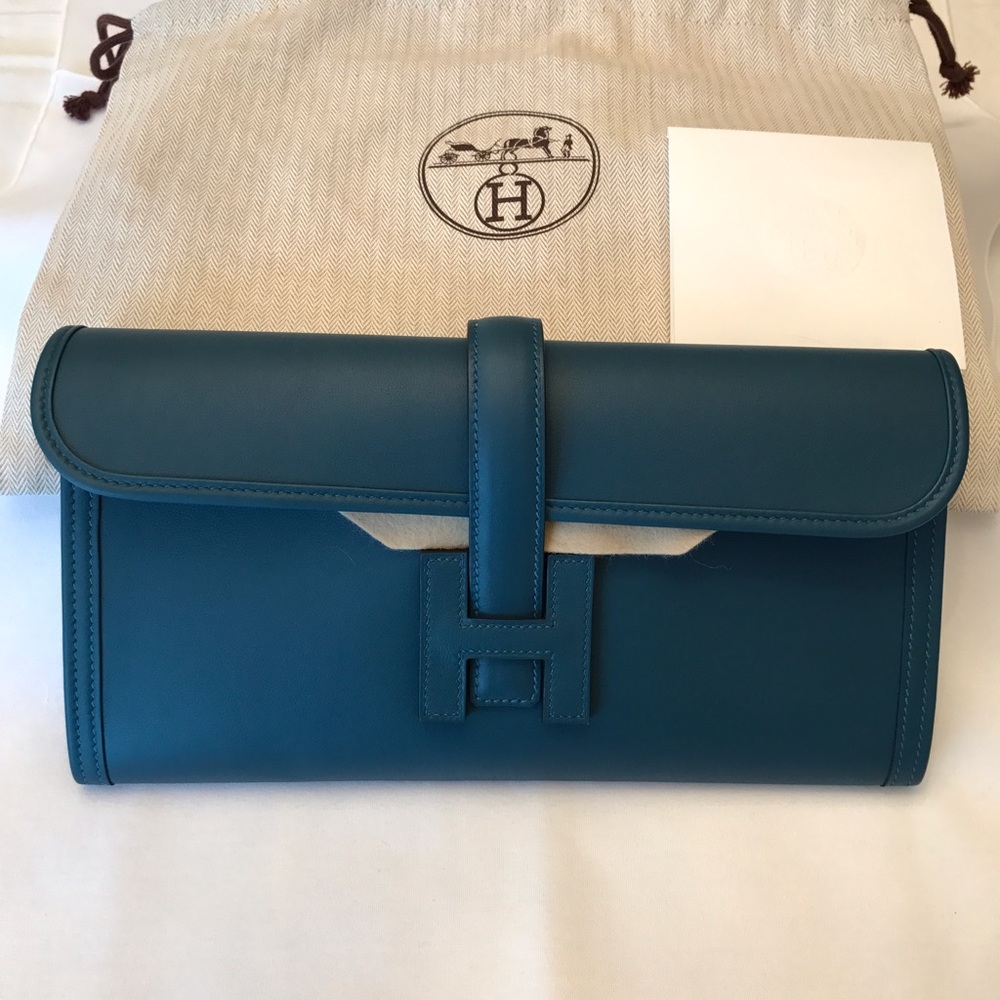 HERMES POCHETTE JIGE ELAN 29 VEAU SWIFT COLVERT.