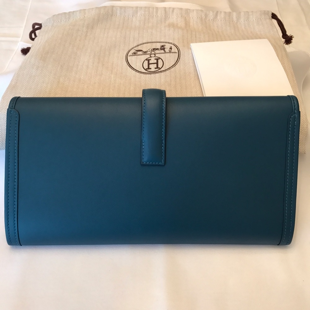HERMES POCHETTE JIGE ELAN 29 VEAU SWIFT COLVERT. - Picture 3 of 4
