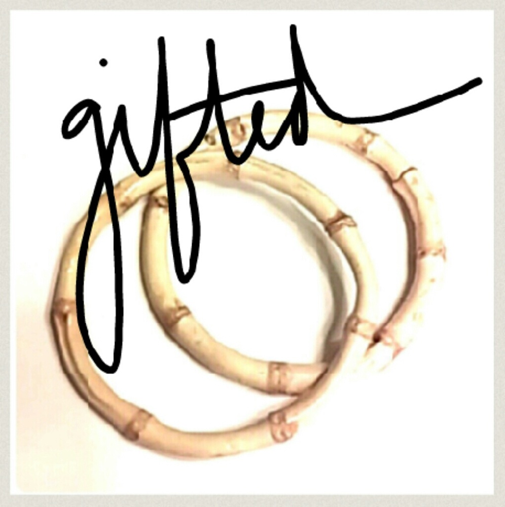 NFS-GIFTED W/PURCHASE NWOT SET TRUE BAMBOO BANGLES