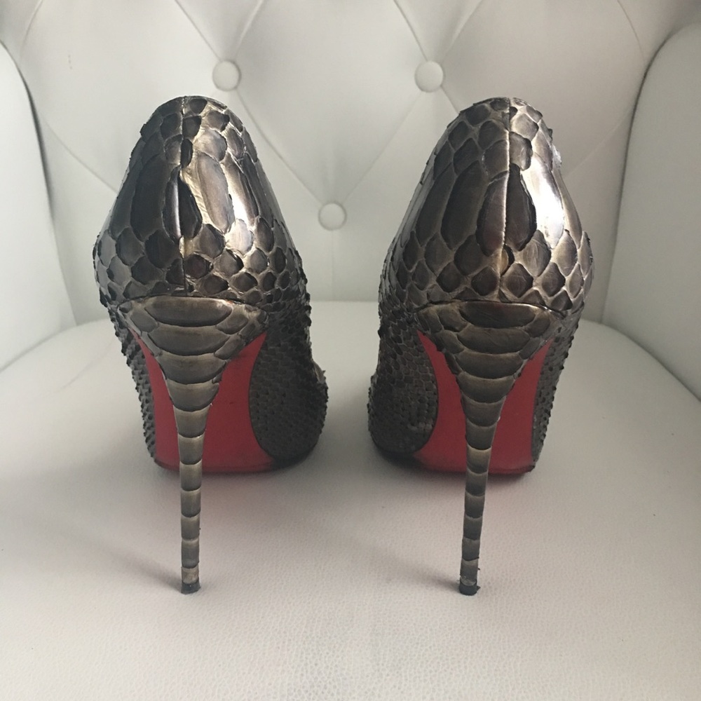 ⛔️SOLD⛔️Christian Louboutin Python Armure So Kate - Picture 3 of 4
