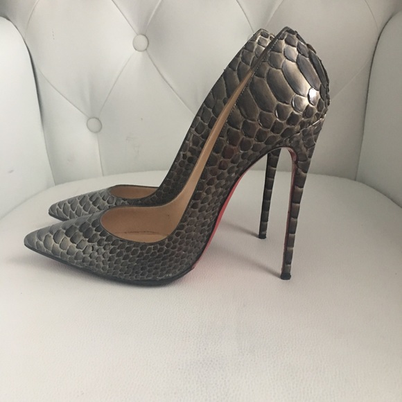 ⛔️SOLD⛔️Christian Louboutin Python Armure So Kate - Picture 2 of 4