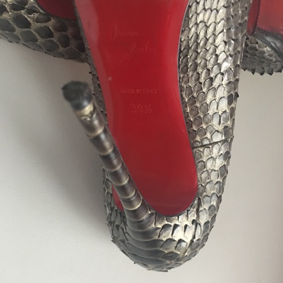 ⛔️SOLD⛔️Christian Louboutin Python Armure So Kate - Picture 4 of 4