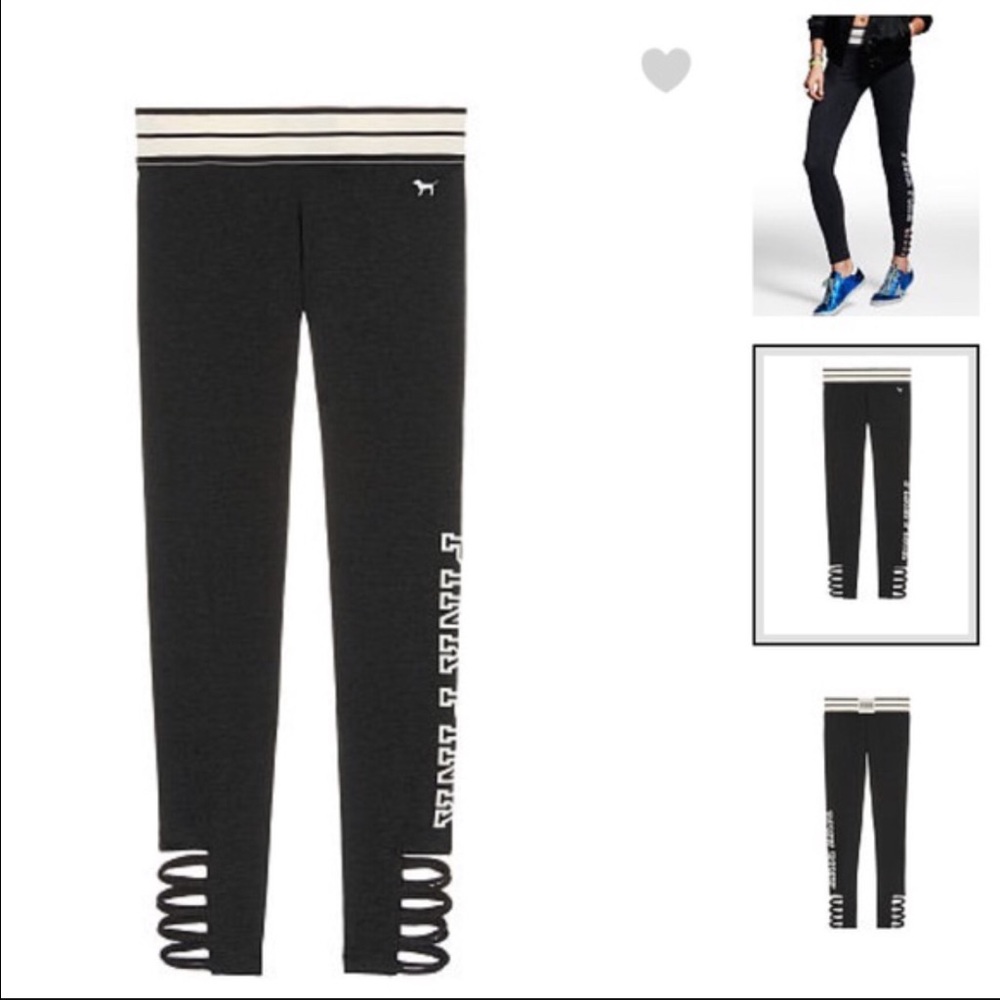 VS Pink Cotton Strappy Leggings Need to sell today