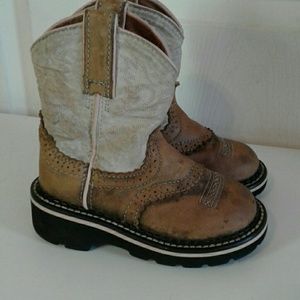 Adorable toddler cowboy boots by Ariat