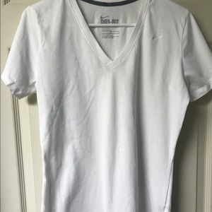 Women's Nike Dri Fit V neck Tee
