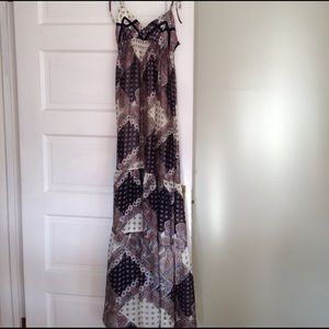 Boho maxi dress size Small