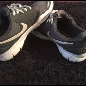 Grey Nike Running Shoes